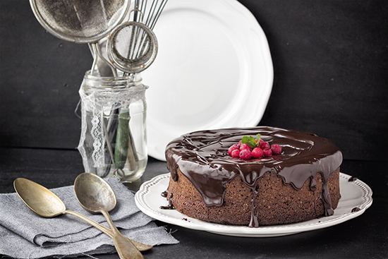 Roasted Halzenuts and Chocolate Cake